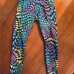 Nike Leggings with Vibrant Dot Pattern